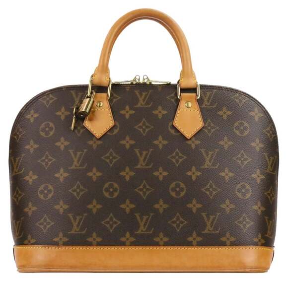 Louis Vuitton Monogram Alma MM Handbag M51130 Brown Women's
